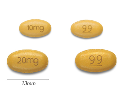 구구정10mg, 20mg 성상