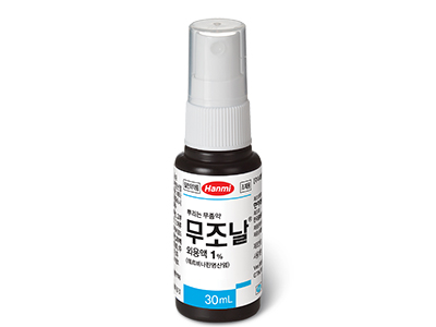 무조날외용액(조제용) 성상