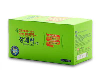 장쾌락시럽 패키지